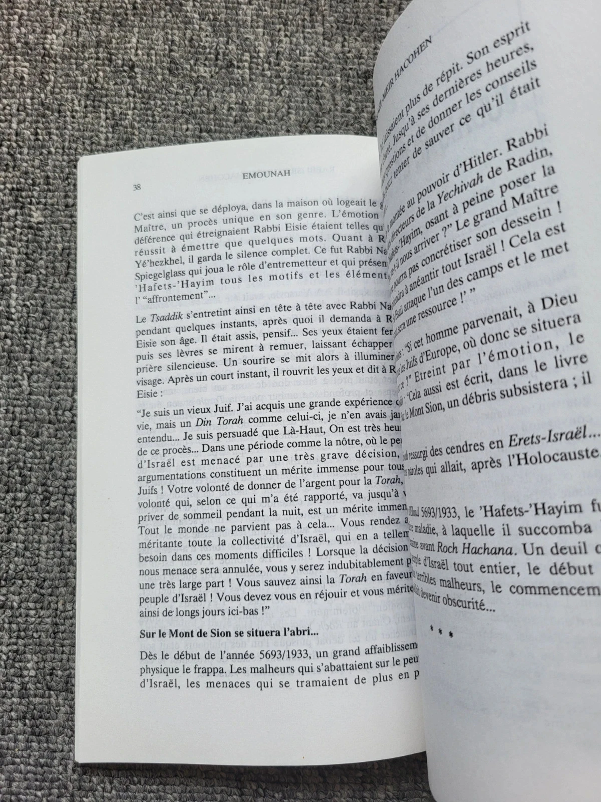 Livre Emounah n° 21 : Pensée juive, Torah, Judaïsme (Hafets Hâim) - Rare – photo 3